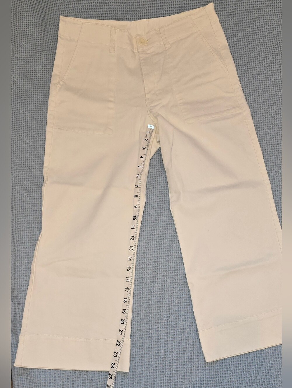 Cabi Women's White Wide Leg Pants Size 10 - Picture 13 of 13